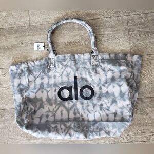 ALO canvas tie dye bag